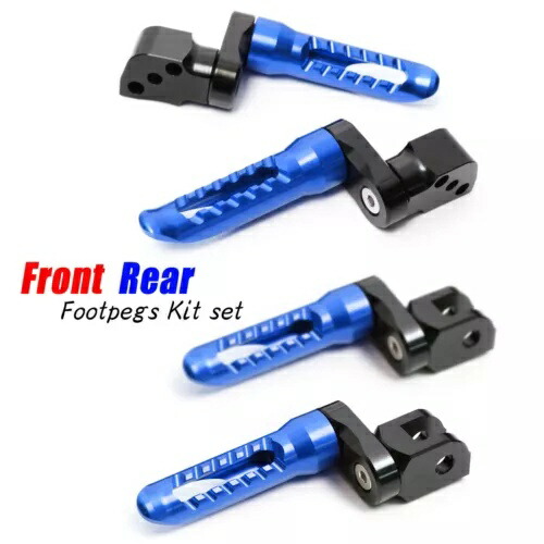 ブルー BOB リアライダーフットペグ 25mm エクステンダー Buell M2 サイクロン用 通年 Blue BOB Rear Rider Foot Pegs 25mm Extender For Buell M2 Cyclone All Year 【並行輸入品】
