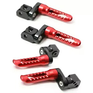 レッド BOB リアライダーフットペグ 25 ミリメートルエクステンダーモンスター 1200 SR 14-17 18 19 20 Red BOB Rear Rider Foot Pegs 25mm Extender For Monster 1200 S R 14-17 18 19 20 【並行輸入品】
