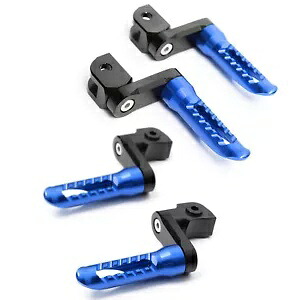 ブルー BOB リアライダーフットペグ 40 ミリメートルエクステンダーホンダ CB650R 19 20 21 22 Blue BOB Rear Rider Foot Pegs 40mm Extender For Honda CB650R 19 20 21 22 【並行輸入品】