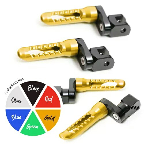 ゴールド BOB リアライダーフットペグ 25 ミリメートルエクステンダーモンスター 696/796 08-14 15 16 17 Gold BOB Rear Rider Foot Pegs 25mm Extender For Monster 696/796 08-14 15 16 17 【並行輸入品】