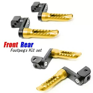 ゴールド BOB リアライダーフットペグ 40 ミリメートルエクステンダー GSX650F カタナ 650 08-15 16 17 用 Gold BOB Rear Rider Foot Pegs 40mm Extender For GSX650F Katana 650 08-15 16 17 【並行輸入品】