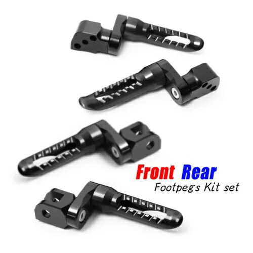 ブラック BOB リアライダーフットペグ 25 ミリメートルエクステンダー CBR1100XX ブラックバード 96-01 02 03 Black BOB Rear Rider Foot Pegs 25mm Extender For CBR1100XX Blackbird 96-01 02 03 【並行輸入品】