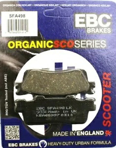 EBC SFA498 オーガニック ブレーキ ディスク パッド KYMCO ダウンタウン ピープル スーパー ディンクに適合 EBC SFA498 ORGANIC BRAKE DISC PAD Fits KYMCO DOWNTOWN PEOPLE SUPER DINK 【並行輸入品】