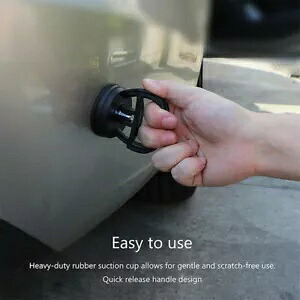 1x ブラックスモールデントリペアキットプーラーパネルディンリムーバー吸盤吸盤ツール 1x Black Small Dent Repair Kit Puller Panel Ding Remover Sucker Suction Cup Tool 【並行輸入品】