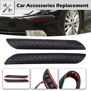 自動車バンパーコーナープロテクターガードカバーアンチスクラッチラバーステッカーアクセサリー Auto Bumper Corner Protector Guard Cover Anti Scratch Rubber Sticker Accessories 【並行輸入品】