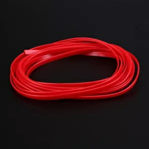 16フィート レッド 車ドアエッジモールディング トリム シール ストリップ スクラッチ プロテクター ガード 装飾 16FT Red Car Door Edge Molding Trim Seal Strip Scratch Protector Guard Decor 【並行輸入品】