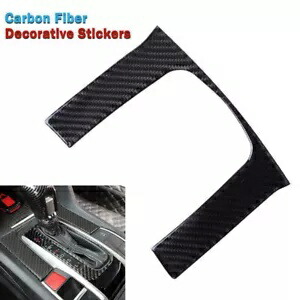カーボンファイバーシフトギアパネルトリムホンダシビック 10th 2016 2017 2018 2019 2020 Carbon Fiber Shift Gear Panel Trim For Honda Civic 10th 2016 2017 2018 2019 2020 【並行輸入品】