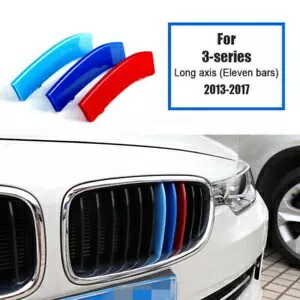 3X/セット M カラーフロント腎臓グリルカバークリップ BMW 3 シリーズ F30 F35 2013-2017 3X/SET M Color Front Kidney Grille Cover Clip For BMW 3 Series F30 F35 2013-2017 【並行輸入品】