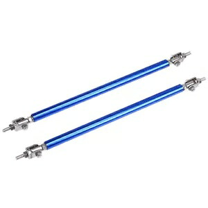 15cm フロント リップ ストラット ロッド バンパー スプリッター タイ サポート バー キット 粘着ブルー 15cm Front Lip Strut Rod Bumper Splitter Tie Support Bars Kit Adhensive Blue 【並行輸入品】