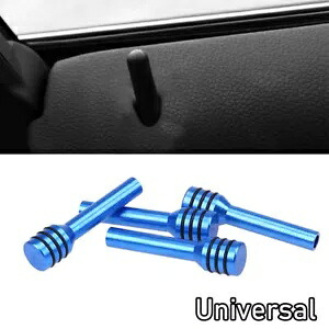 4x ブルーカーインテリアアクセサリーアルミドアロックスティックノブプルピンカバー 4x Blue Car Interior Accessories Aluminum Door Lock Stick Knob Pull Pins Cover 【並行輸入品】