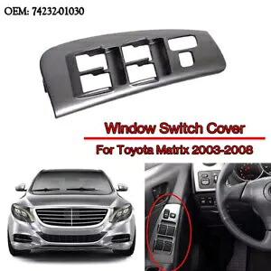 トヨタカローラマトリックスバイブドライバーサイドウィンドウスイッチトリムベゼル 2003-2008 BF For Toyota Corolla Matrix Vibe Driver Side Window Switch Trim Bezel 2003-2008 BF 【並行輸入品】