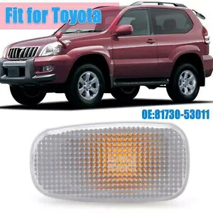 クリア LED サイド マーカー ライト アセンブリ トヨタ レクサス IS300 SC430 サイオン xB Clear LED Side Marker Light Assemblies For Toyota Lexus IS300 SC430 Scion xB 【並行輸入品】