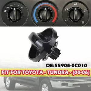 トヨタ タンドラ 2000-2006 A/C ダイヤルヒーターコントロールノブキット 55905-0C010 1PC For Toyota Tundra 2000-2006 A/C Dials Heater Control Knob Kit 55905-0C010 1PC 【並行輸入品】