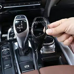 Bmw E90 F30 F20 F10 F15 F25 X5 X3 カーボン ABS ギアシフトノブカバートリム For BMW E90 F30 F20 F10 F15 F25 X5 X3 Carbon ABS Gear Shift Knob Cover Trim 【並行輸入品】