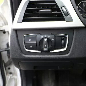 クロームヘッドライトスイッチフレームトリムカバー BMW 3/4 F30 F31 F32 F34 F15 X5 Chrome Headlight Switch Frame Trim Cover For BMW 3/4 F30 F31 F32 F34 F15 X5 【並行輸入品】