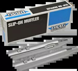 ドラッグスペシャリティーズ スラッシュダウン スリップオンマフラー 1801-1185 Drag Specialties Slashdown Slip-On Mufflers 1801-1185 【並行輸入品】