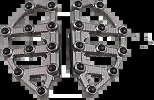 アレンネス MX ビレットフロアボード 06-876 Arlen Ness MX Billet Floorboards 06-876 【並行輸入品】