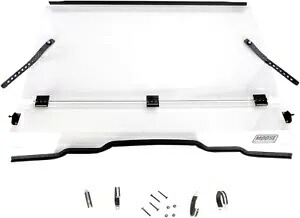 Moose Racing フルフォールディング フロントガラス 2317-0297 Moose Racing 2317-0297 Full Folding Windshield 【並行輸入品】