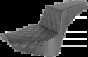 サドルマン ステップアップシート 運転席 格子ステッチ 818-33-172 Saddlemen Step Up Seat Driver's Lattice Stitched 818-33-172 【並行輸入品】｜カスタムパーツ WORLD倉庫