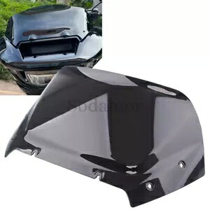 オートバイ ブラック 12 インチ フロントガラス ハーレー ロード グライド FLTRX 2024 以降用 Motorcycle Black 12'' Windshield Windscreen for Harley Road Glide FLTRX 2024-up 【並行輸入品】