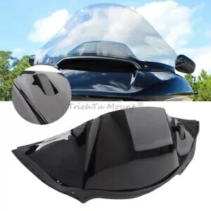 ビビッドブラック トップエアダクトピースカバーフェアリング ハーレーロードグライド FLTRX 2015-24用 Vivid Black Top Air Duct Piece Cover Fairing for Harley Road Glide FLTRX 2015-24 【並行輸入品】