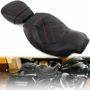 運転席&助手席ツーアップシート ハーレーツーリングロードグライド FLTRX 2015-2021に適合 Driver & Passenger Two Up Seat Fit For Harley Touring Road Glide FLTRX 2015-2021 【並行輸入品】