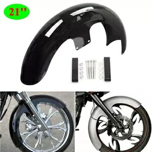21 インチ ホイール ラップ フロント フェンダー ハーレー ツーリング エレクトラ ロード グライド カスタム バガー用 21'' Wheel Wrap Front Fender For Harley Touring Electra Road Glide Custom Bagger 【並行輸入品】