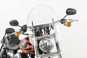 スリップストリーマー HD-O ミニ ポリス フロントガラス 1.5 インチ クランプ クリア HD-0-C-1.5 インチ Slipstreamer HD-O Mini Police Windshield 1.5\