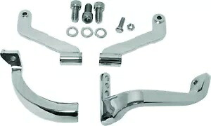 ハードドライブ フロント フロアボード マウント クロム 16-211 HARDDRIVE Front Floorboard Mounts Chrome 16-211 【並行輸入品】｜カスタムパーツ WORLD倉庫
