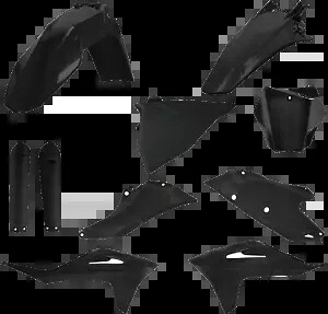 アチェルビス フルプラキット ブラックメタリック 2872797440 Acerbis Full Plastic Kit BLACK METALLIC 2872797440 【並行輸入品】