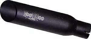 Voodoo Industries ショーティー スリップオン エキゾースト シングル - ブラック VEZX636K3B Voodoo Industries Shorty Slip-On Exhaust Single - Black VEZX636K3B 【並行輸入品】