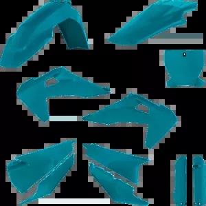 Acerbis フルプラスチックキット ティールメタリック 2726557441 Acerbis Full Plastic Kit Teal Metallic 2726557441 【並行輸入品】