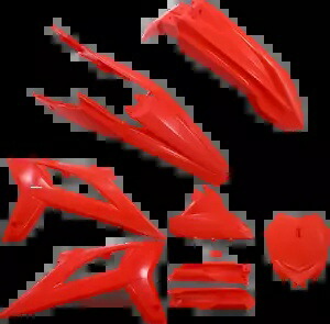Acerbis フルボディ交換用プラスチックキット レッド 2936280004 Acerbis Full Body Replacement Plastic Kit Red 2936280004 【並行輸入品】