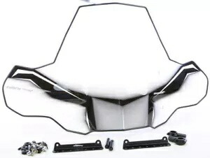 Powermadd Pro Tek ATV フロントガラス カットアウトなし、標準マウント付き 24571 Powermadd Pro Tek ATV Windshield No Cut Out with Standard Mount 24571 【並行輸入品】 の商品写真