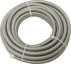 HARDDRIVE ステンレス鋼編組ホース 5/16 -25ft 70-094S HARDDRIVE Stainless Steel Braided Hose 5/16 -25ft 70-094S 【並行輸入品】｜カスタムパーツ WORLD倉庫