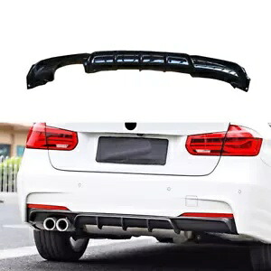 2012 ? 2018 BMW F30 F31 M スポーツバンパーリアディフューザーリップカーボンファイバースタイル For 2012~2018 BMW F30 F31 M Sport Bumper Rear Diffuser Lip Carbon Fiber Style 【並行輸入品】