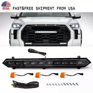 トヨタ タンドラ用プロフロントグリルライト + LED バー + アンバーランプセット 22+ For Toyota Tundra for PRO FRONT GRILLE LIGHT + LED BAR+ Amber Lamp Set 22+ 【並行輸入品】
