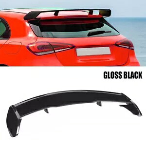 グロスブラック リアトランク スポイラー ウイング リップ セット メルセデスベンツ W177 A220 A250/A35用 Gloss Black Rear Trunk Spoiler Wing Lip Set for Mercedes Benz W177 A220 A250/A35 【並行輸入品】