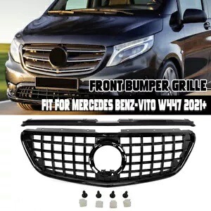 メルセデスベンツ W447 メトリス/ヴィトクラス 2021+ 用フロントレーシングフェイスリフトグリル Front Racing Facelift Grilles For Mercedes-Benz W447 Metris/Vito Class 2021+ 【並行輸入品】