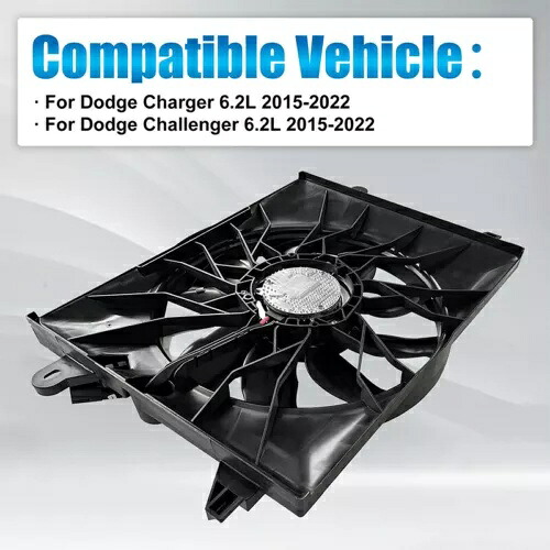 ラジエーター冷却ファンモジュール 68541987AA 2015-2022 ダッジチャージャーチャレンジャー用 Radiator Cooling Fan Module 68541987AA For 2015-2022 Dodge Charger Challenger 【並行輸入品】｜カスタムパーツ WORLD倉庫