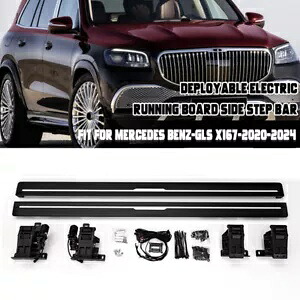 パワーエレクトリックランニングボードサイドステップナーフバー ベンツ GLS X167 2020-2024用 Power Electric Running Board Side Step Nerf Bar for Benz GLS X167 2020-2024 【並行輸入品】