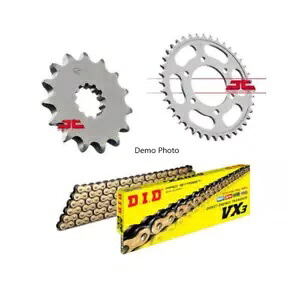 ホンダ VF750 V45 マグナデラックス 94 - 04 JT DID VX ゴールド X リング チェーン スプロケットに適合 Fits HONDA VF750 V45 MAGNA DELUXE 94 - 04 JT DID VX GOLD X-RING CHAIN SPROCKETS 【並行輸入品】
