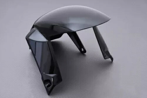 ブラック フロントフェンダー/マッドガード/ハガーホンダ CB 650 R CB650R CB-650R 2019 - 2022 Black Front Fender / Mudguard / Hugger HONDA CB 650 R CB650R CB-650R 2019 - 2022 【並行輸入品】