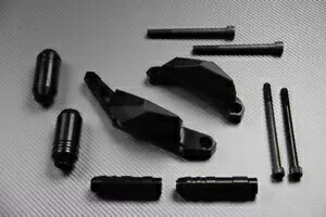 パッド/保護ローラー カラー ブラック ヤマハ トレーサー 7 2020-2021- Pads / protective rollers color black Yamaha tracer 7 2020-2021- 【並行輸入品】