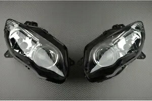 フロントヘッドライト右 + 左ヤマハ YZF R1 YZF-R1 2004-2006- Front headlights right + left Yamaha YZF R1 YZF-R1 2004-2006- 【並行輸入品】