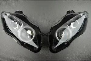 左右フロントヘッドライト/ヘッドランプ ヤマハ YZF R1 YZF-R1 RN19 2007-2008 Right & Left Front Headlight / Headlamp YAMAHA YZF R1 YZF-R1 RN19 2007-2008 【並行輸入品】