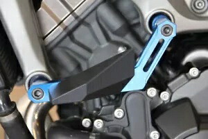 パッド/保護ローラー カラー ブルー ヤマハ MT09 MT-09 Street RALLY- Pads / protective rollers color blue Yamaha MT09 MT-09 STREET RALLY- 【並行輸入品】