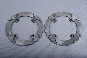 ブレーキディスク フロント ウェーブ固定 256 mm ホンダ Transalp-700 / ABS XLV 2008-2011- のペア Pair of brake discs front wave fixed 256 mm Honda Transalp-700 / ABS XLV 2008-2011- 【並行輸入品】
