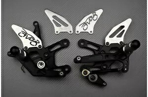AVDB 調整可能なシルバー フットレスト システム ホンダ CBR 600 RR 600R PC40E 2021-2022- AVDB Adjustable Silver Footrest System Honda CBR 600 RR 600R PC40E 2021-2022- 【並行輸入品】