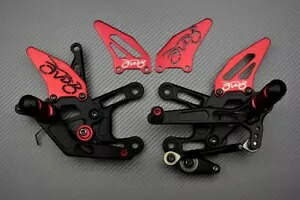 AVDB 調整可能なレッドフットレストシステム SUZUKI GSX-R 1000 GSXR WVCY 2012-2016- AVDB Adjustable Red Footrest System SUZUKI GSX-R 1000 GSXR WVCY 2012-2016- 【並行輸入品】